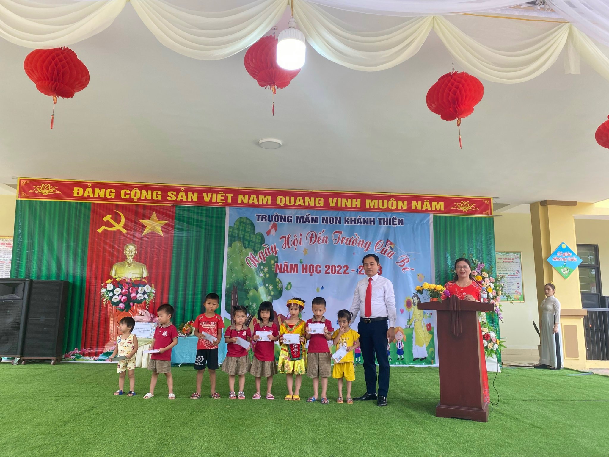 Trường Mầm non Khánh Thiện khai giảng năm học 2022 - 2023
