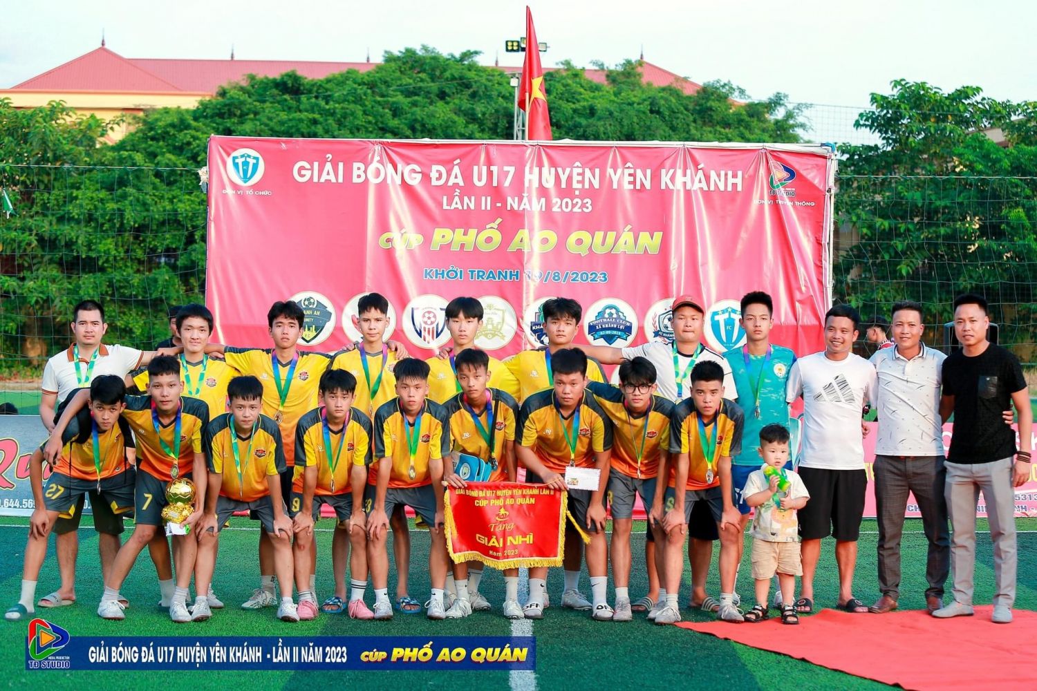 u17 xã Khánh Thiện hoàn thành xuất sắc chương trình giao lưu Giải bóng đá u 17 huyện Yên Khánh năm 2023